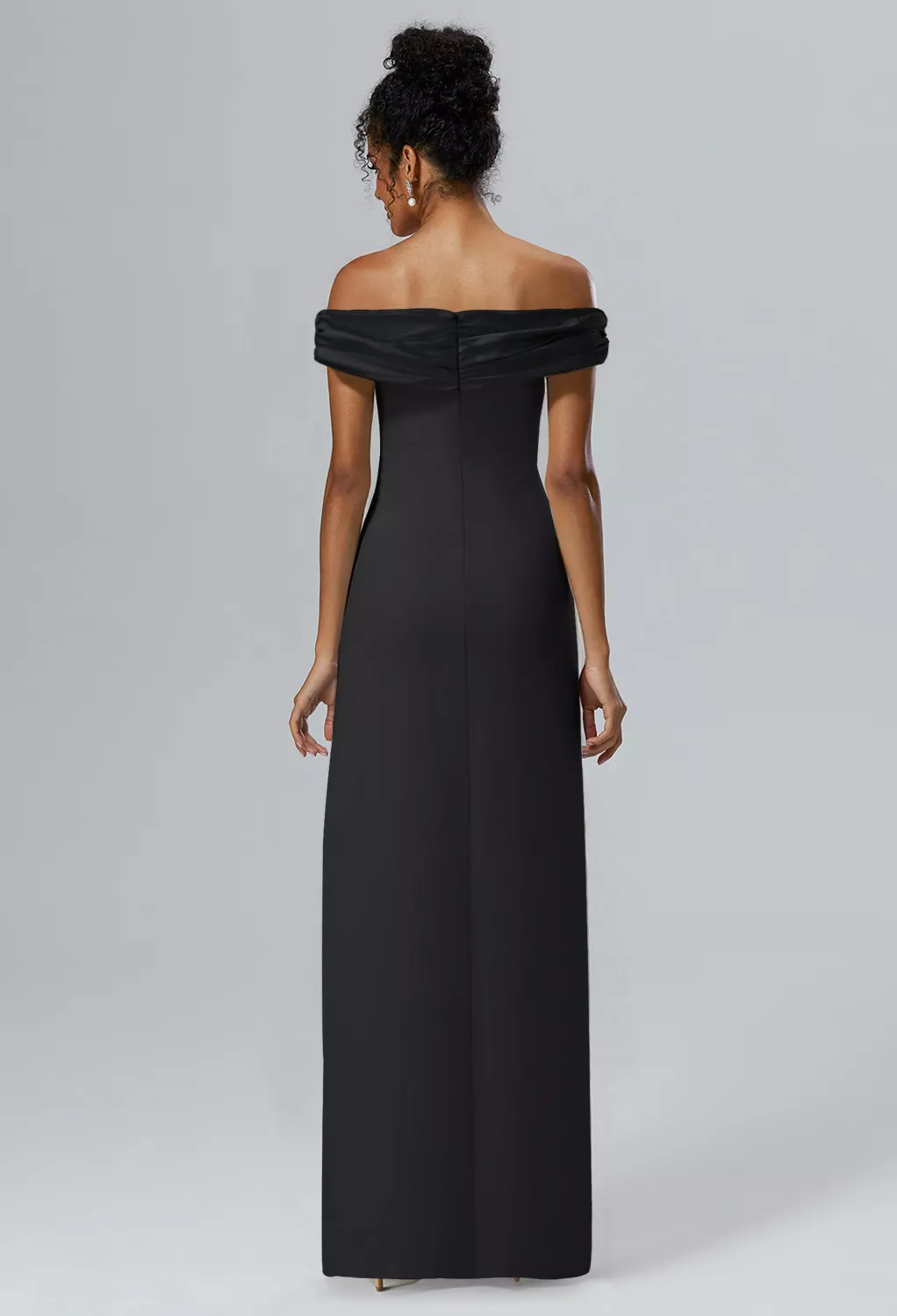AW Meghan Black Metallic  Wedding Guest Dresses